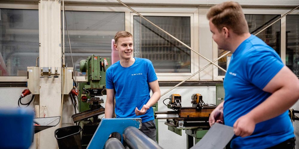 Azubis bei ELMESS: Industriemechaniker